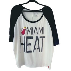 Miami Heat Off Shoulder Ladies Tee